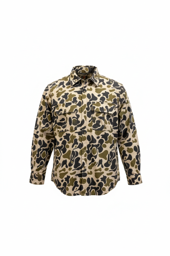 Plainsman Jac Shirt: Traditions Camo Olive