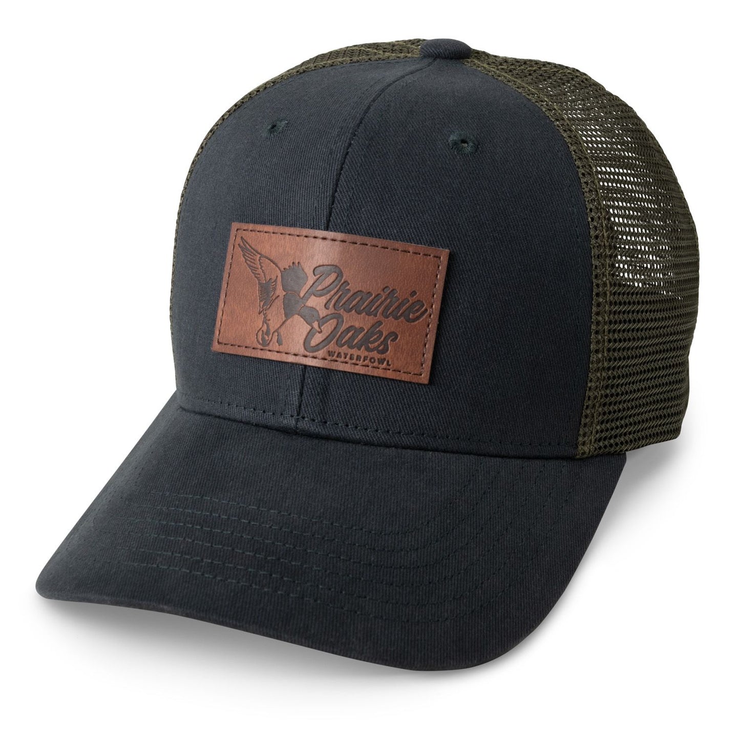 Leather Patch Trucker