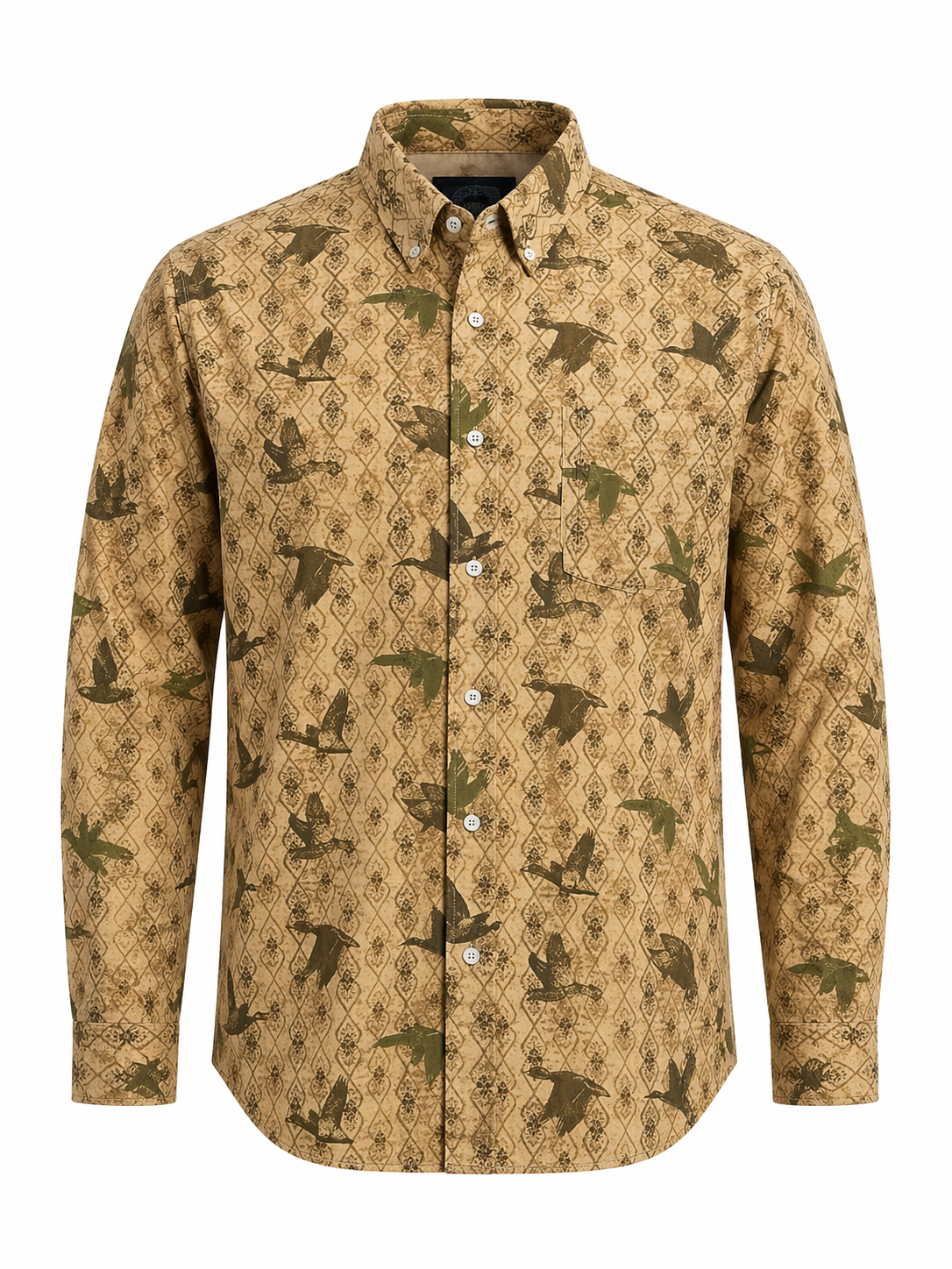 The Lodge Button Down: Diamond Ducks