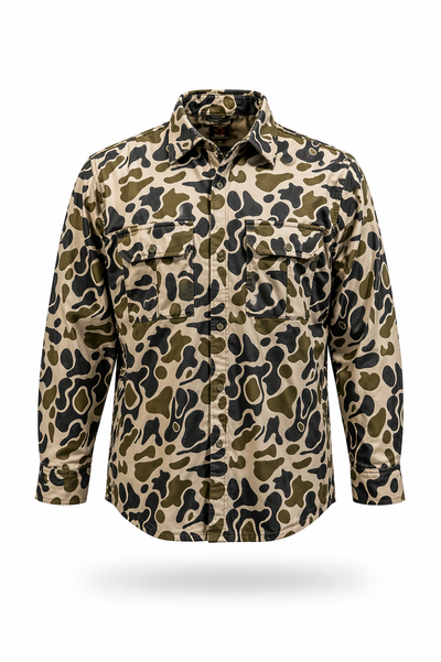 Plainsman Jac Shirt: Traditions Camo Olive