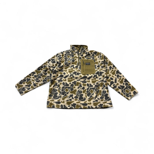 Bluffs Fleece 1/4 Zip: Traditions Camo Olive
