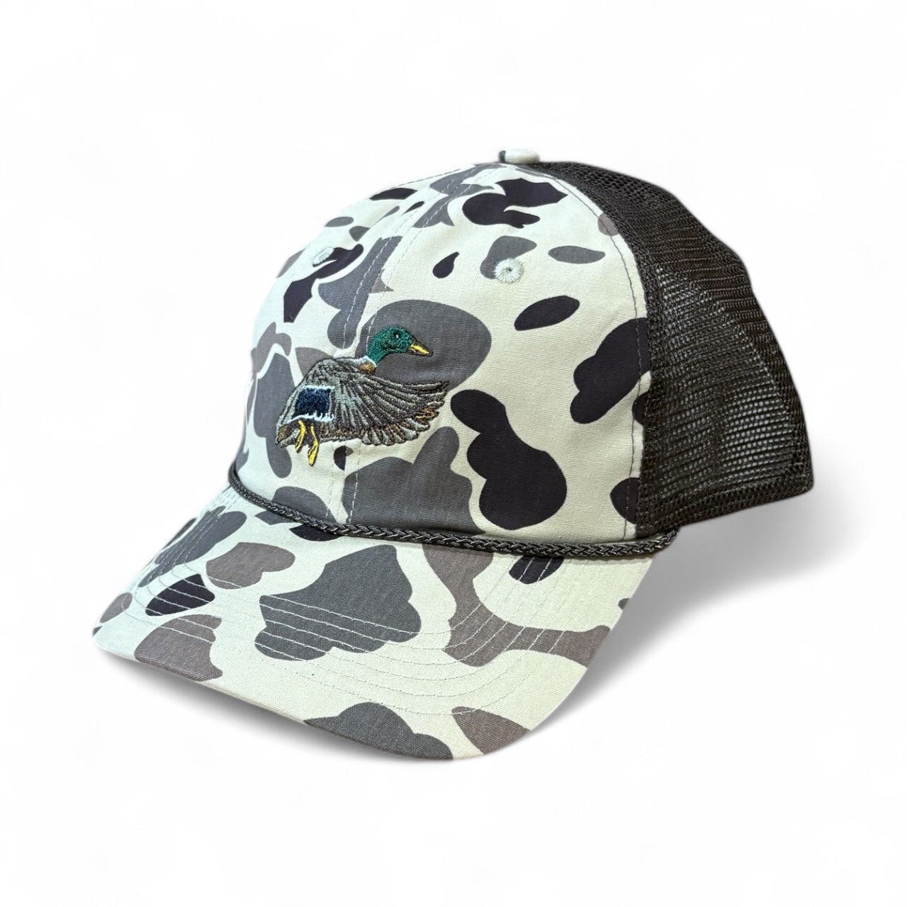 Embroidered Mallard Rope Hat