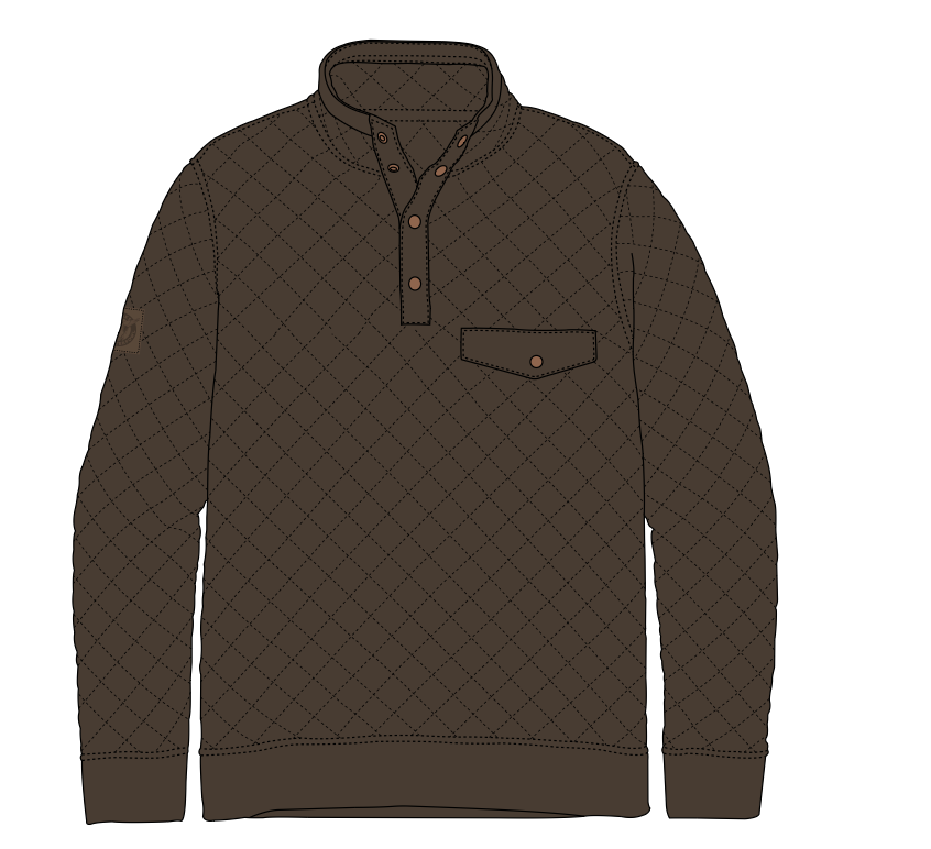 Quilted Pullover