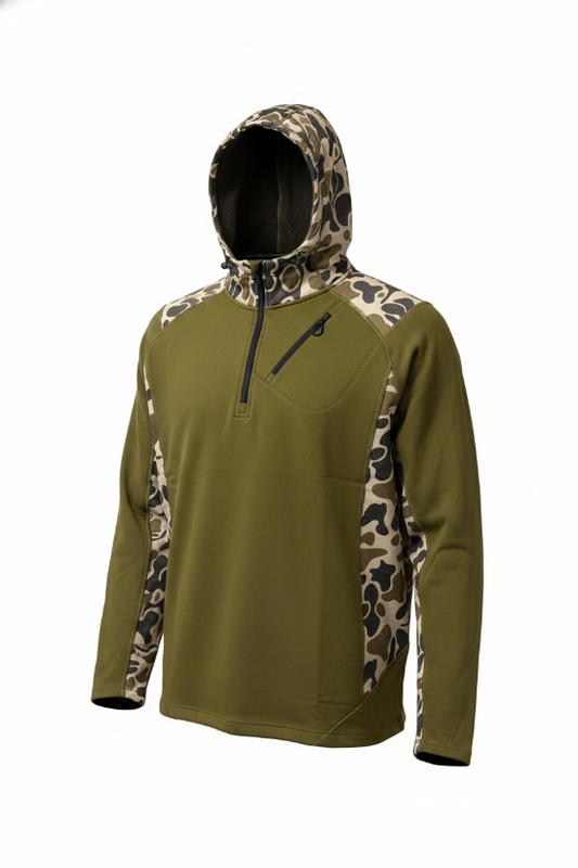 Outlaw Hoodie: Traditions Camo Olive