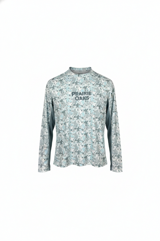 Bottoms Crewneck: Blue Duck Camo