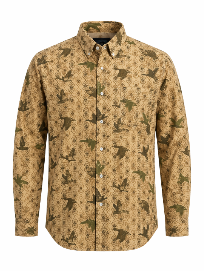 The Lodge Button Down: Diamond Ducks