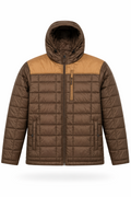 Hole Runner Jacket: Brown/Camel