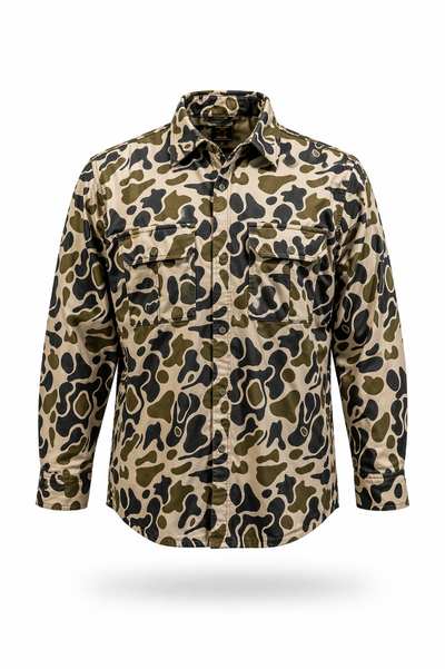 Plainsman Jac Shirt: Traditions Camo Olive