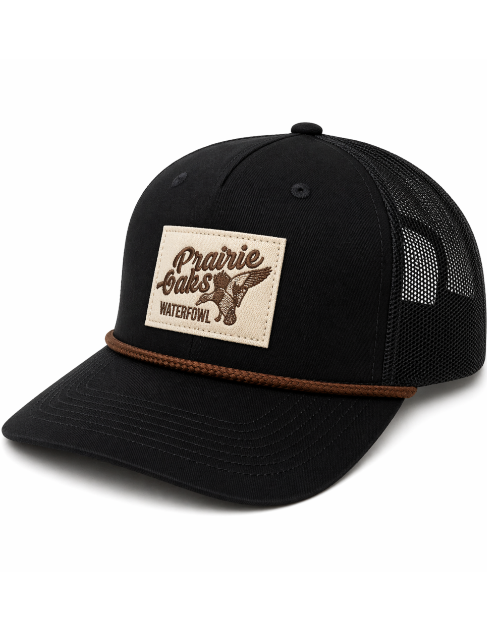 Vintage Logo Woven Label Rope Hat
