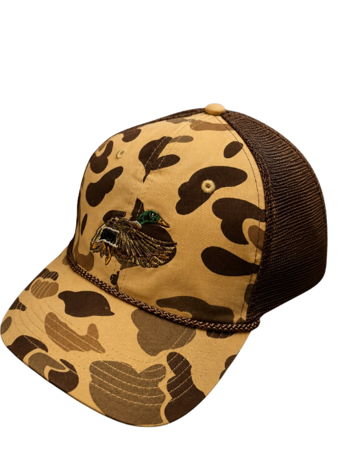 Embroidered Mallard Rope Hat