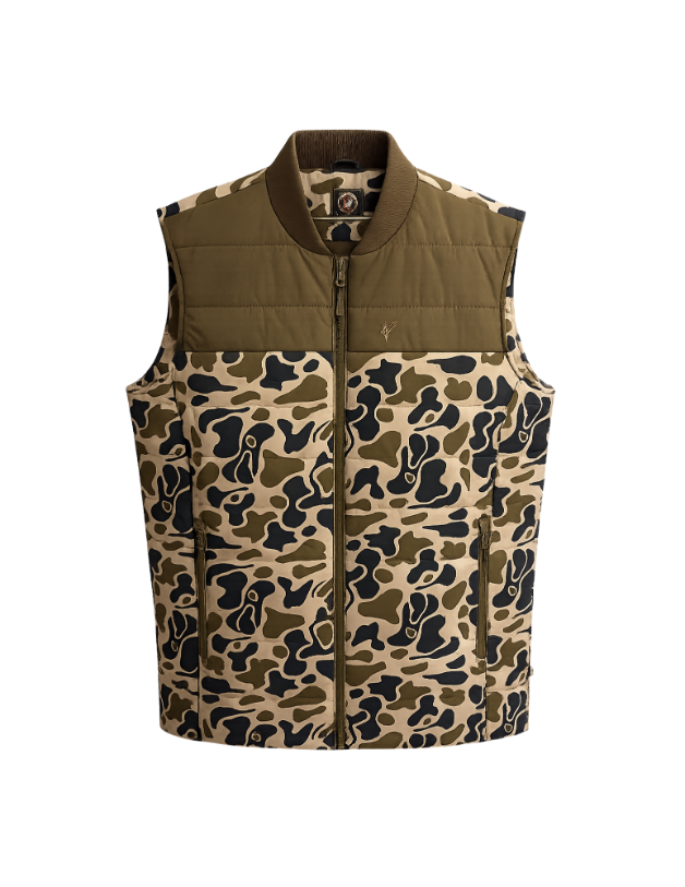 Bomber Vest: Traditions Camo Olive