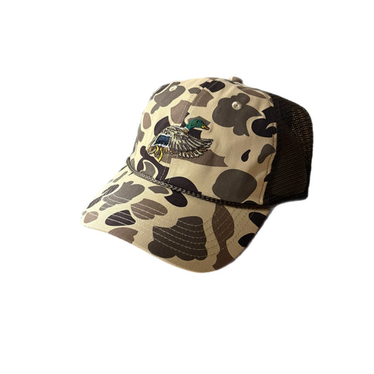 Embroidered Mallard Rope Hat