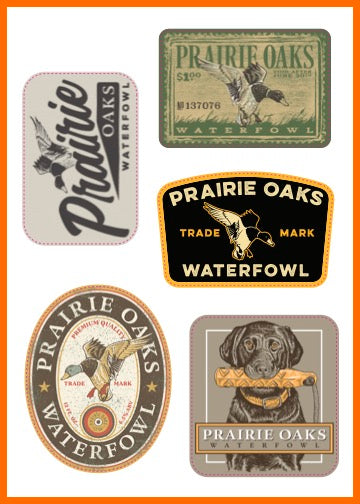 Prairie Oaks Sticker Set