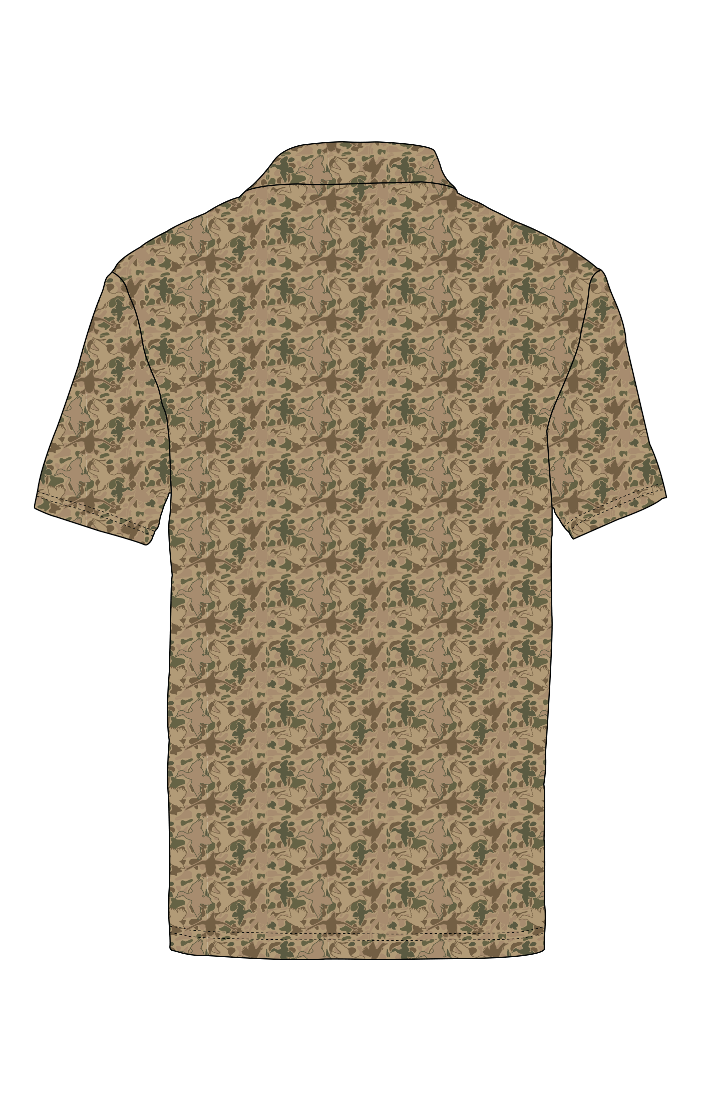 The Prairie Polo: Brown Duck Camo