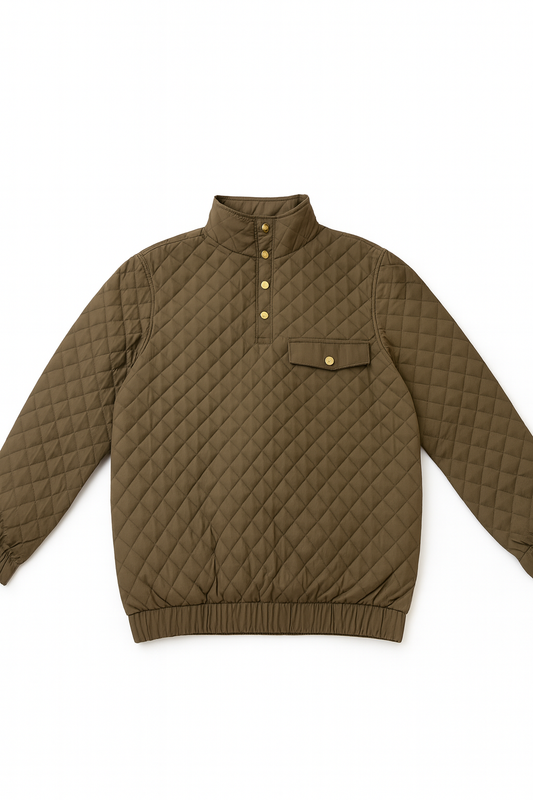Quilted Pullover