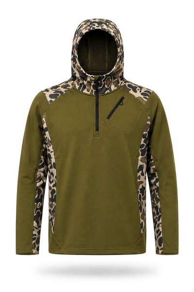 Outlaw Hoodie: Traditions Camo Olive