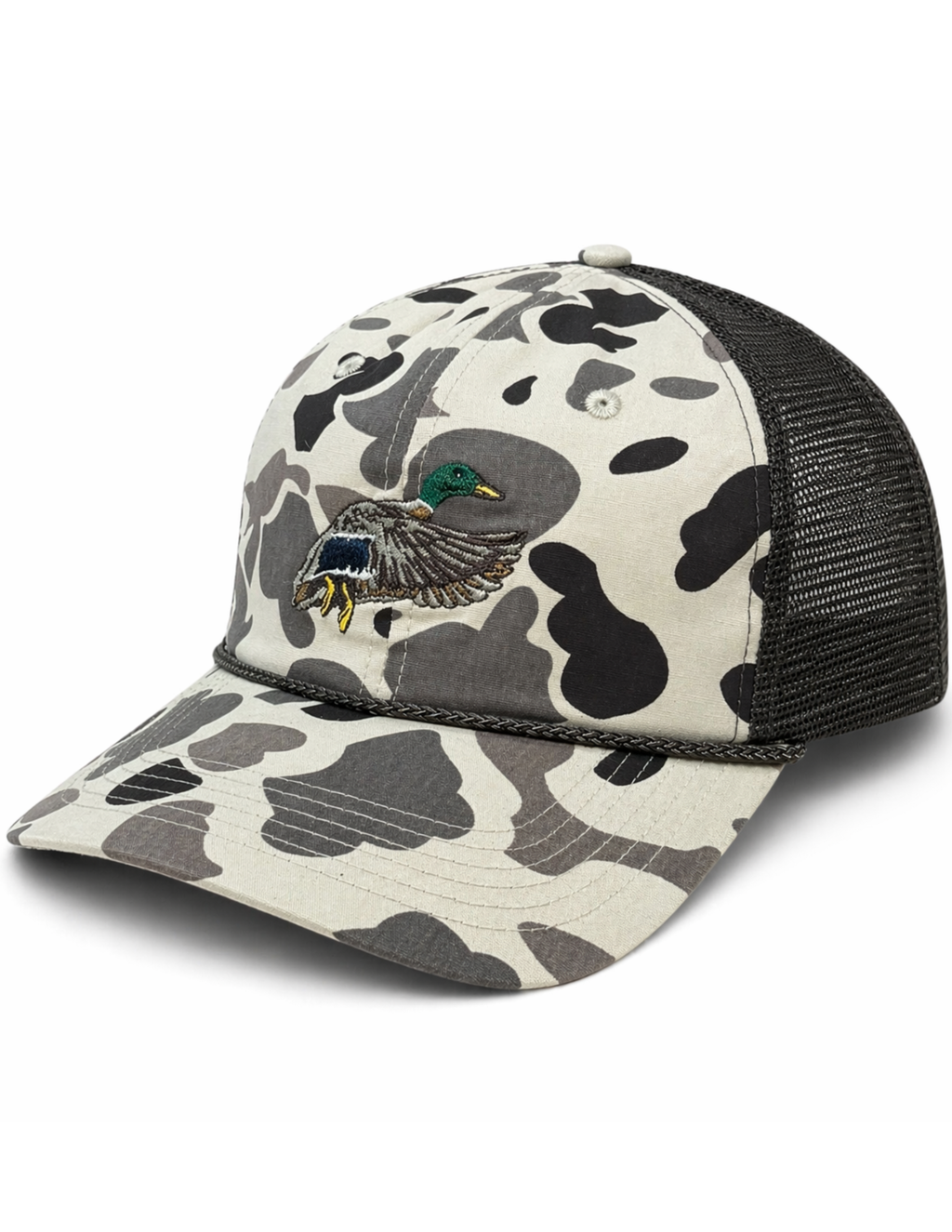 Embroidered Mallard Rope Hat